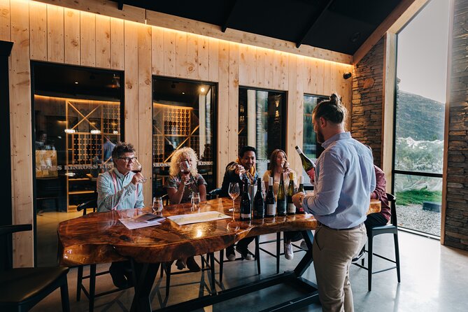 Award Winning Premium Wine Tour Queenstown Tasting at 4 Wineries - Ayrburn: the Manure Room wine flight, plus an outdoors option