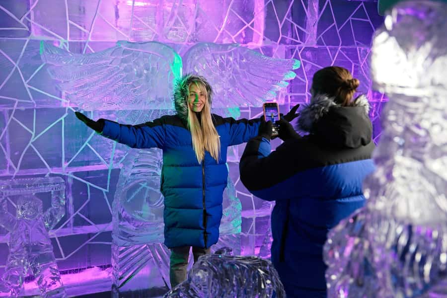 Queenstown: Ice Bar Entry with Warm Winter Gear and Drink - Entering the Ice Bar, warm gear first