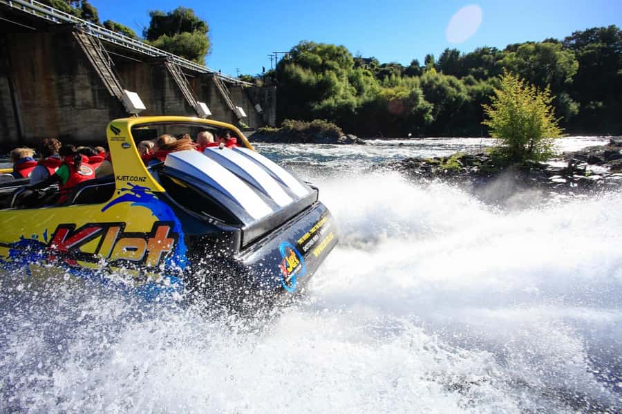 Queenstown: Shotover River and Kawarau River Jet Boat Ride - Kawarau River blasts: bridges, rocks, and up-to-95 kph power