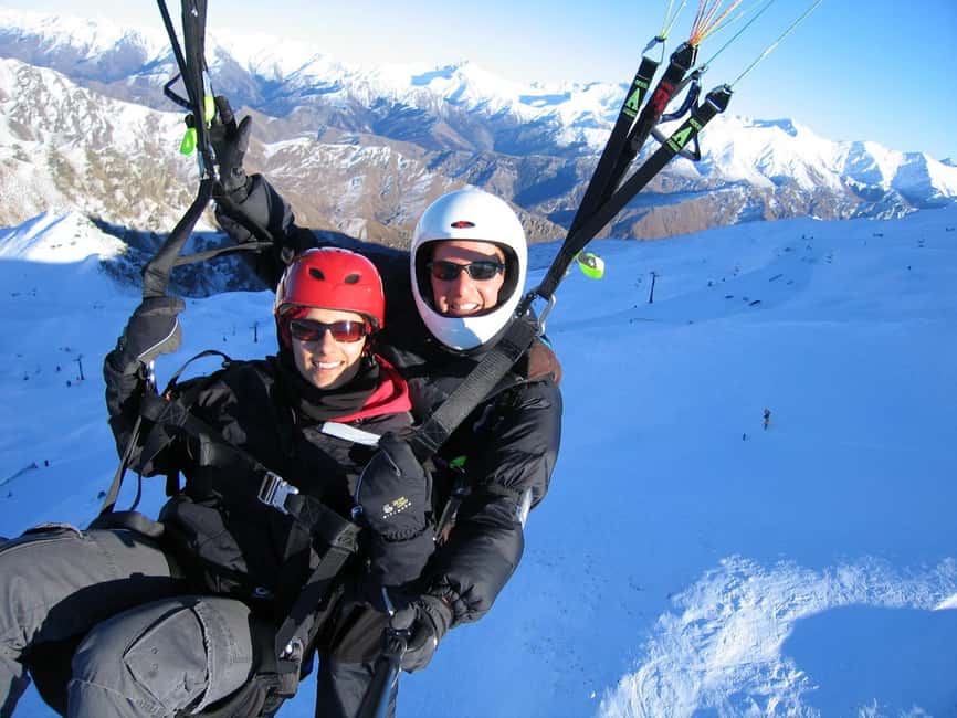 Queenstown: Tandem Paraglide - Winter - Coronet Peak 5400ft - The launch and the first seconds of flight you’ll feel in your chest