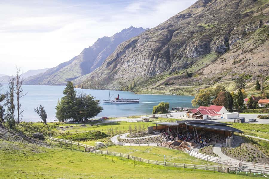Queenstown: Walter Peak Gourmet BBQ & Lake Whakatipu Cruise - Morning or Afternoon Tea, Old Woolshed Charm, and Garden Time