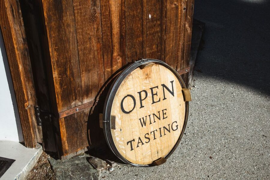 Queenstown: Wine Tasting Tour - Gibbston Valley Wine Cave: vines, then underground tastings